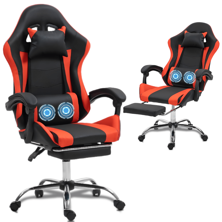 Gaming Chair With Massage Lumb - Video Games review and price