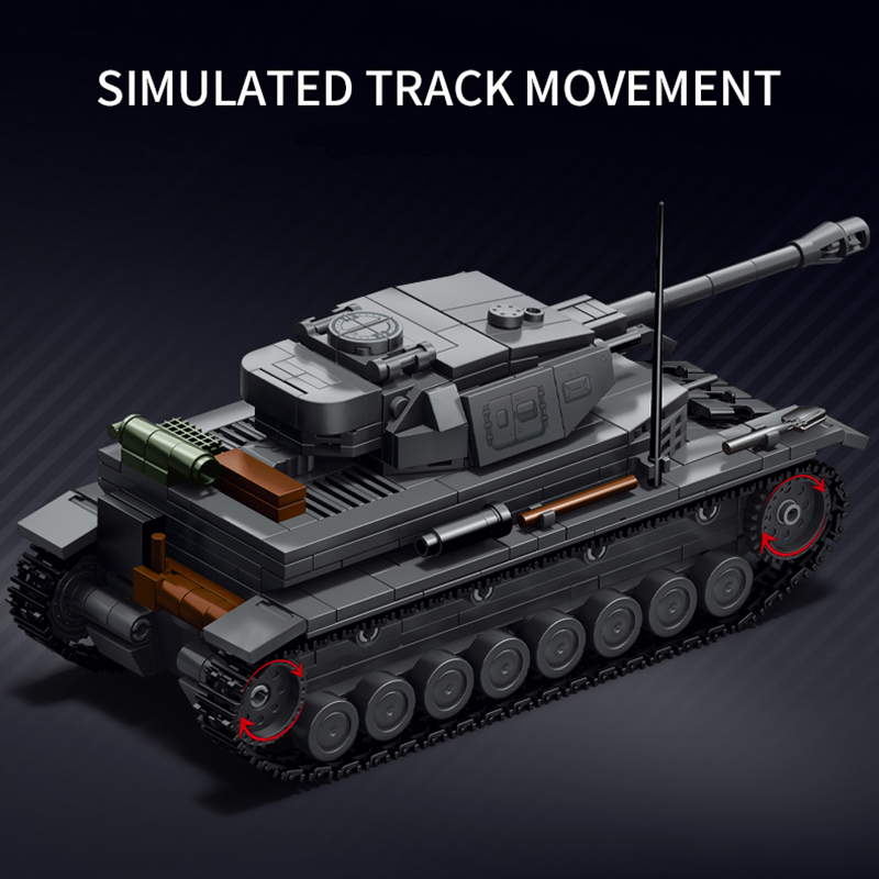 Military 1/35 Scale Panzerkamp - Lego Compatible Military Tank review and price