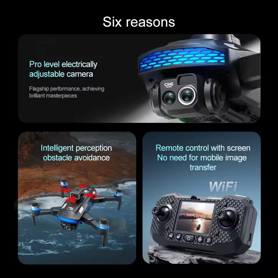 2026 NEW M6 Drone Professional - Fpv Brushless Rc Drone 4K review and price